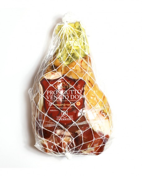 Prosciutto Veneto DOP senza osso ADDOBBO sottovuoto, 8.0 KG, stagionatura 16-18 MESI - Prosciuttificio Amor del Territorio