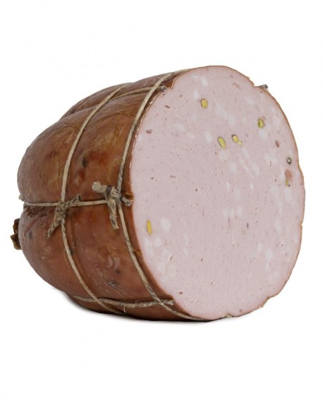 Mortadella di Suino Nero artigianale siciliana - intera maxi 13Kg sottovuoto - Morselli Salumi di Sicilia dal 1984