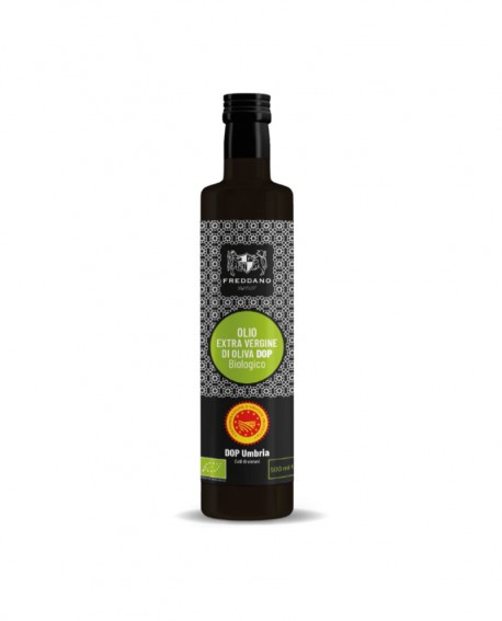 Olio extravergine di oliva Biologico Freddano - bottiglia 0,50 Lt - Frantoio Freddano