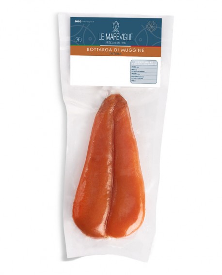 Bottarga di Muggine intera - busta sottovuoto 160g - Le Mareviglie